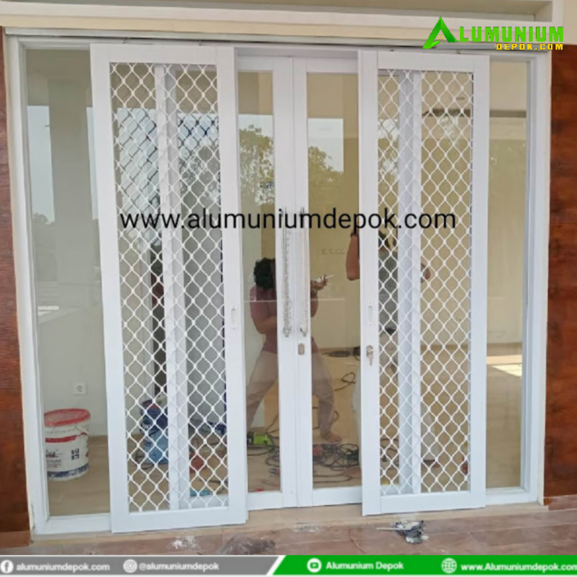 Pintu sliding aluminium